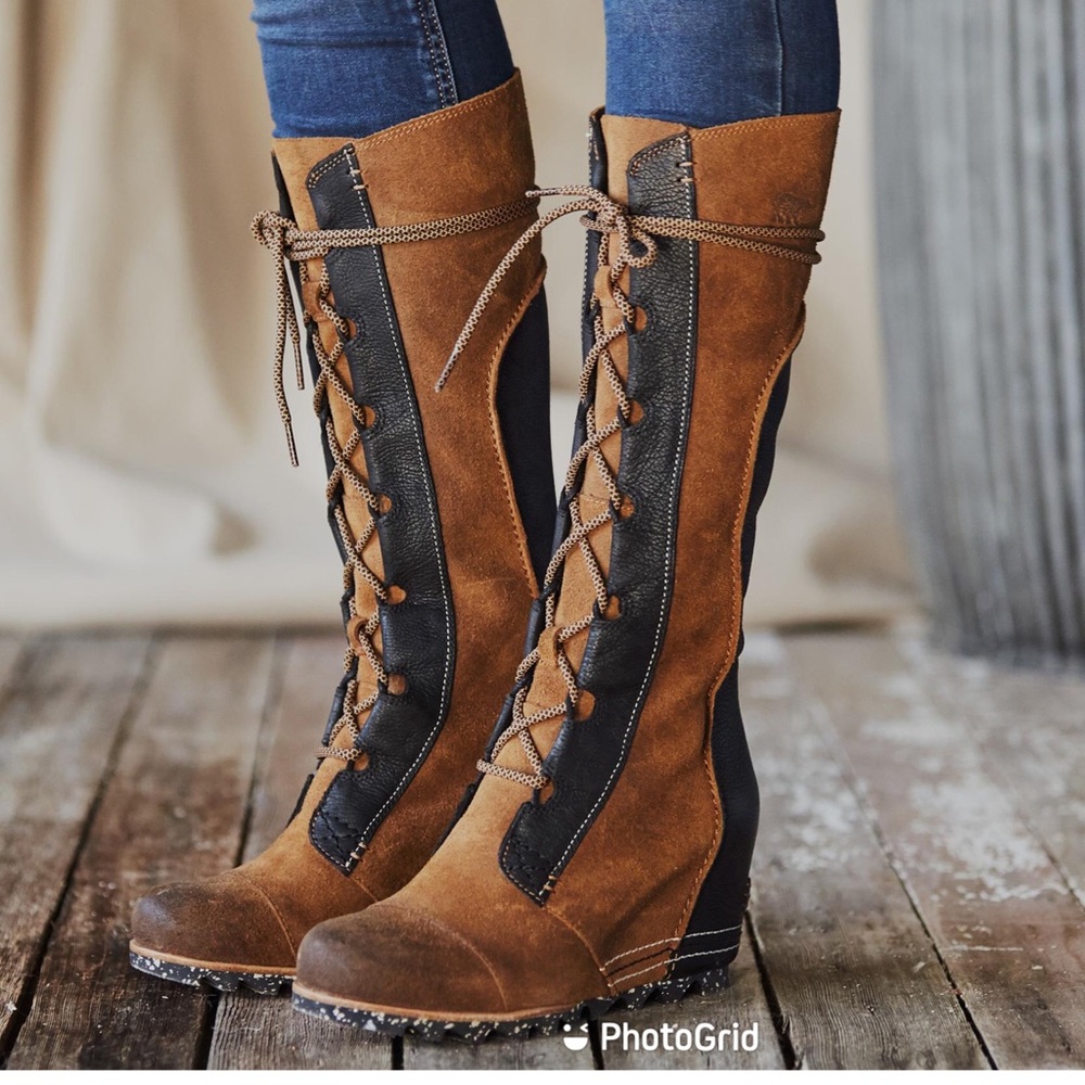 Sorel 9.5 Cate The Great Wedge Waterproof Boot